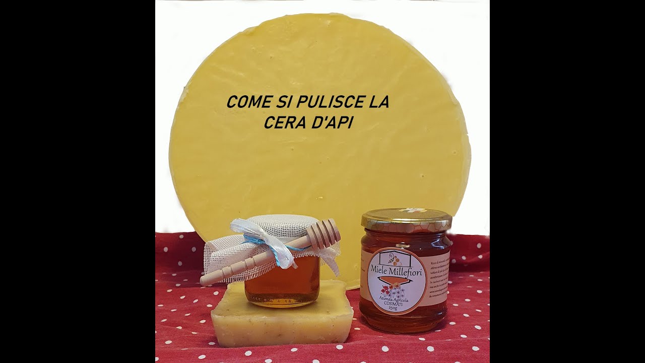 COME SI PULISCE LA CERA D'API? 🐝SEGUI IL NOSTRO VIDEO TUTORIAL!