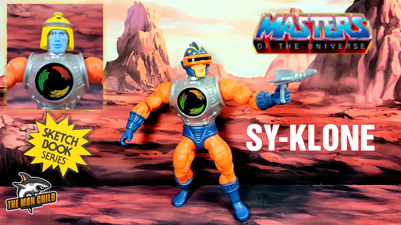 Figurine Masters Of The Universe Origins Sy-Klone / Dévastator - Série Sketch Book, Mattel Neuve