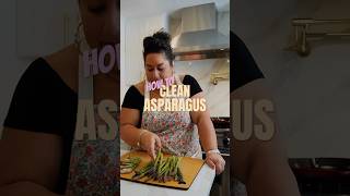 HOW TO CLEAN ASPARAGUS TO KEEP IT CUTE FOR SPRING!
