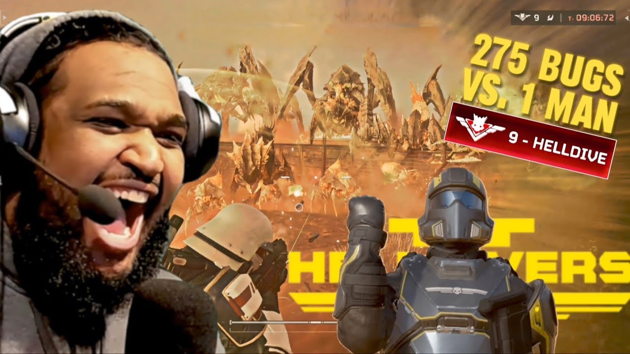 Defending The Area On Helldive Difficulty | Helldivers 2 - YouTube