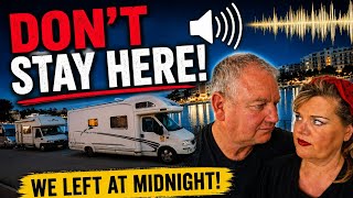 Motorhome Greece 🇬🇷 We Had to Leave Our Park-Up at Midnight... Then This Happened!