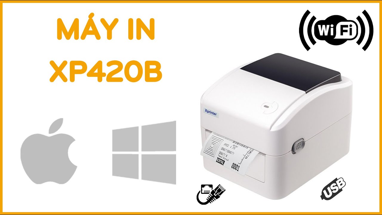 Máy in Xprinter XP420B in đơn hàng TMĐT và tem nhãn... - youtube