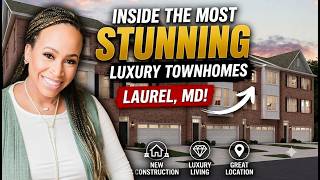 Luxury Townhomes in Laurel, MD 🏡 | Inside the MOST Stunning New Construction Homes!