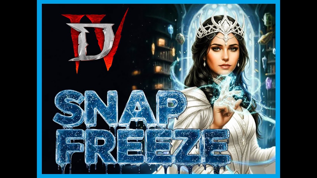 Diablo 4 — Новая сборка волшебника с ледяными осколками «Мгновенная заморозка» — Игровой процесс ...