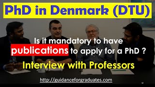 PhD Scholarships | Is it mandatory to have publications to apply for a PhD program? Professors view