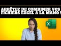 Fusionner et combiner plus 500 fichiers Excel en un seul !
