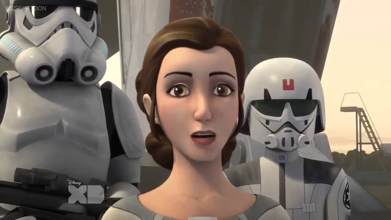 Princess Leia arrives on Lothal