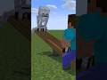 【マイクラ】スティーブとモンスターのシーソー遊び　 #minecraft 　#shorts