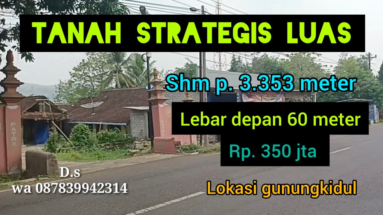 TANAH PEKARANGAN STRATEGIS  BANYAK BONUSNYA....