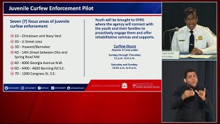 Youth curfew enforced to curb DC crime