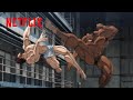 Prison Battle: Baki vs Oliva | Baki Hanma Season 1 | Clip | Netflix Anime