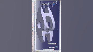 Rocker arm v6 engine Design in Catia V5: A Step-by-Step Tutorial #engineering  @Free_cad_tutorial