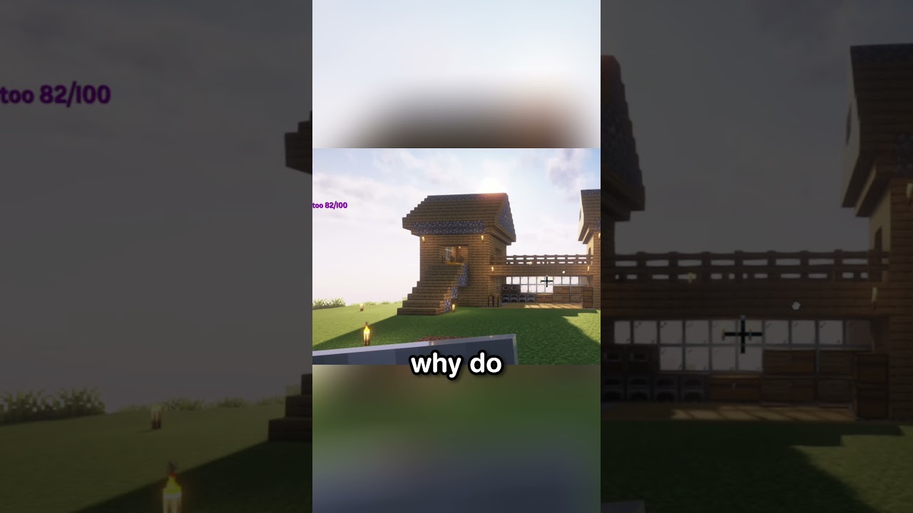 analyzing this viewer's divorced parents' minecraft base