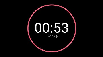 53 Second Countdown Timer / iPhone Timer Style