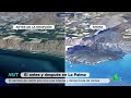 La destrucción del volcán de La Palma: el antes y el después - Más Vale Tarde