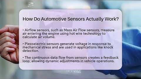 How Do Automotive Sensors Actually Work? - Talking Tech Trends