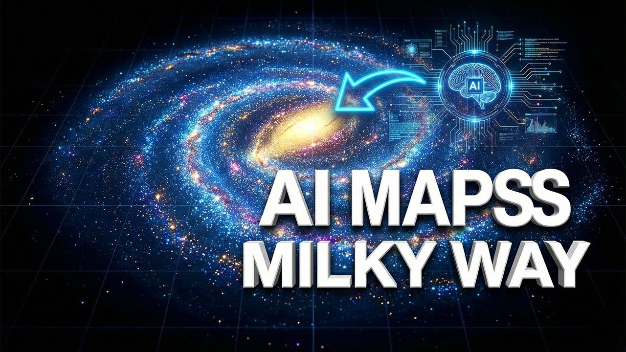 When AI Maps a Galaxy: The Milky Way With 100 Billion Stars | Cosmic ...