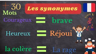 Apprendre les synonymes des mots en français.  + de 30 mots.Partie 1 screenshot 1