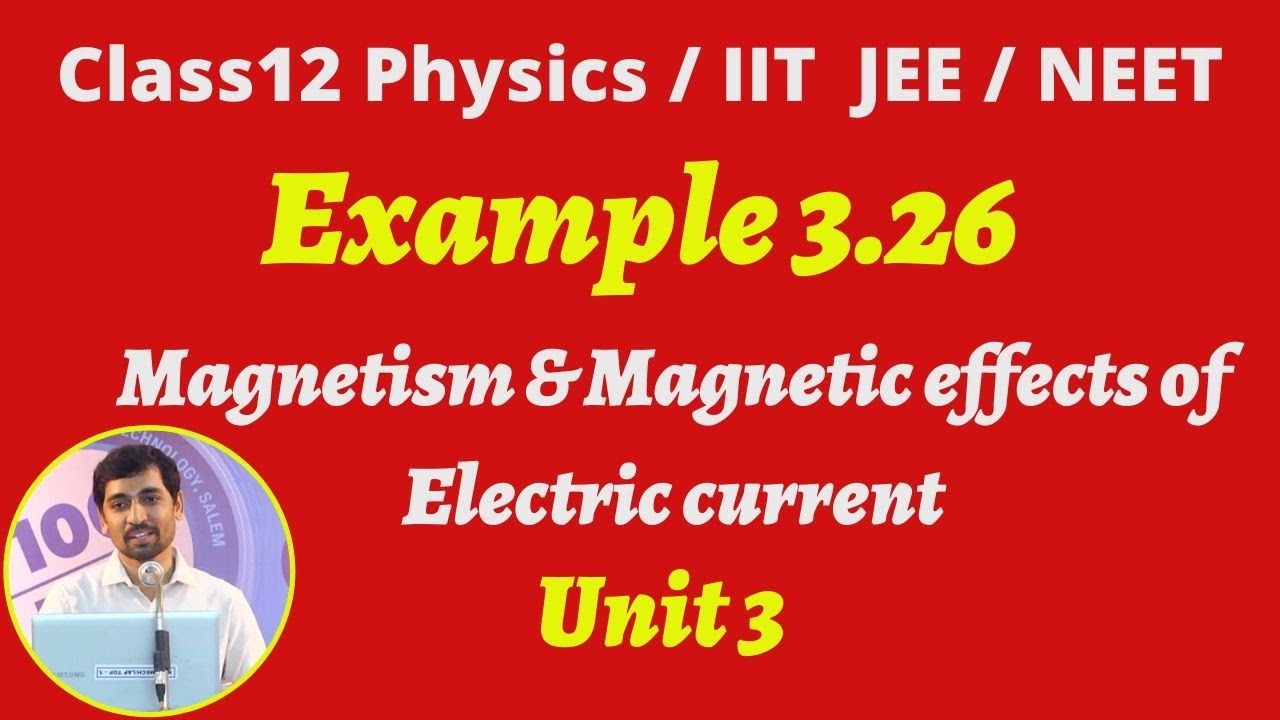 Class 12 Physics Example 3.26 Magnetism and magnetic effects of ...