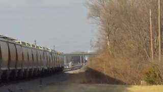 1/28/17 - UP 7780 leads Canadian National Sand Train