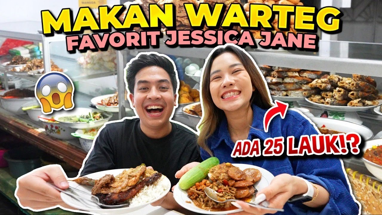 Makan Bareng di Warung Tegal, Jerome dan Jessica Ketagihan dengan Kelezatan Rasa Lauknya!