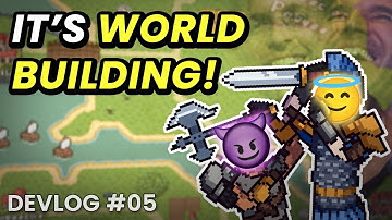 World Building of My Medieval Fantasy Game (Indie Game Devlog)