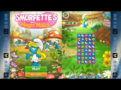 Smurfette's Magic Match (HD GamePLay)