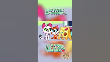 Someone Stole My Robot 🤖 Let’s Learn, Play & Grow Together!❤️ #cartoon #kids