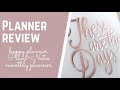 Set Up and review of The Happy Planner Plans+Notes monthly planner