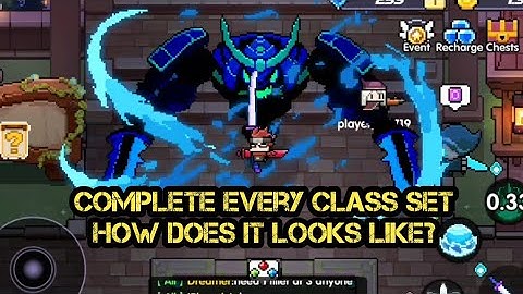 My Heroes Dungeon Adventure: Complete sets in every class, how it looks like?