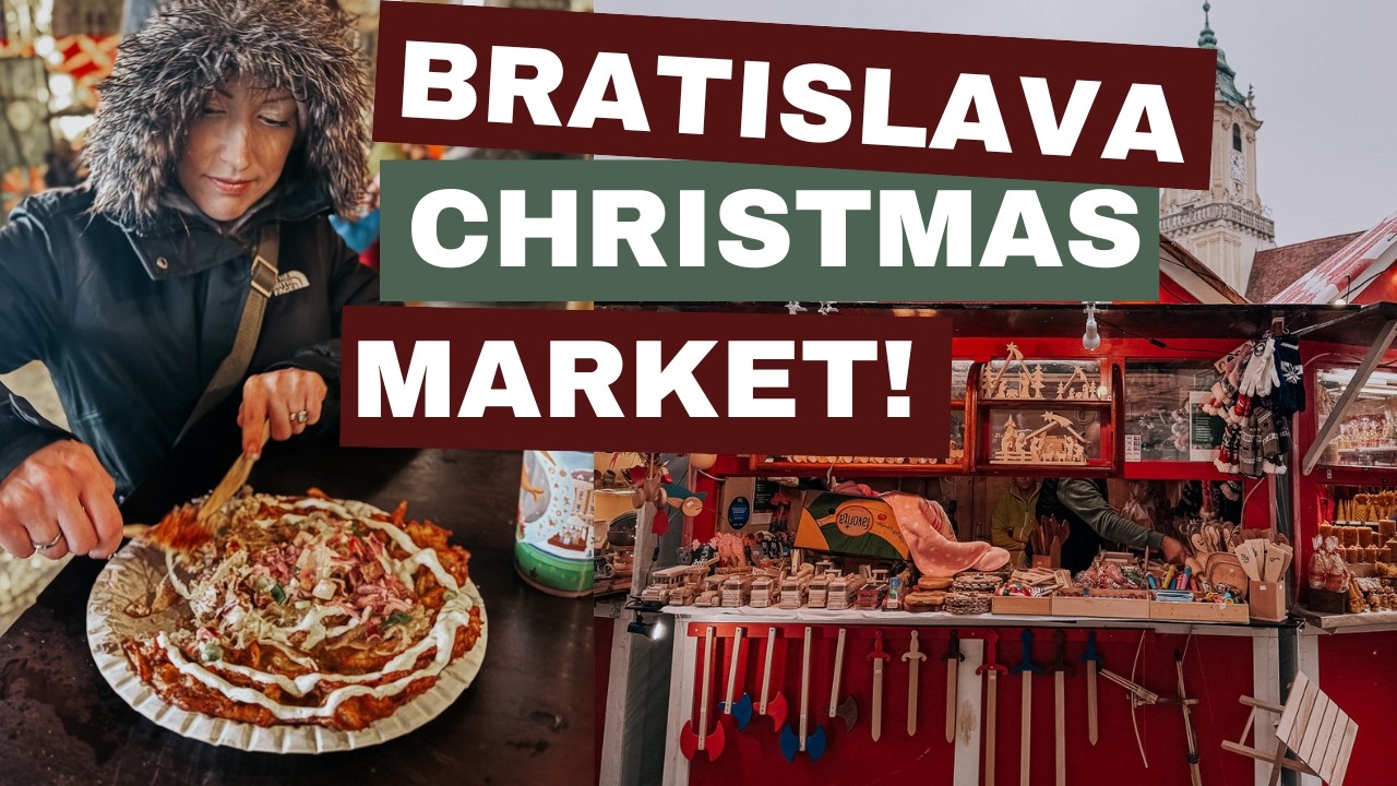 Волшебный тур по рождественской ярмарке в Братиславе с ЛУЧШЕЙ едой!)