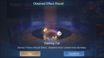 Dashing Cat recall trick 1-3-3-5-5 Mobile legends (using promo diamond)