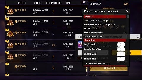 P2077KNG 7.6 ANTIBAN MOD MENU 🔥👽 P2077KNG V7.6 AIMKILL AUTOKILL+SPEED MOD MENU 🔥 32BIT/64BIT🎯