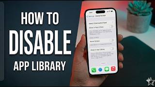 Hide or Disable App Library on iPhone Fast