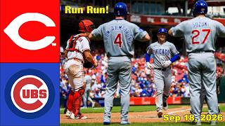 Chicago Cubs vs Cincinnati Reds Full Game Highlights Sep 18, 2026 | MLB Season