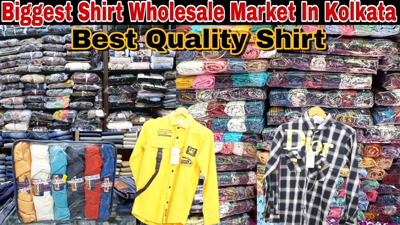 Shirt Wholesale Market In Kolkata Barabazar Menswear Biggest