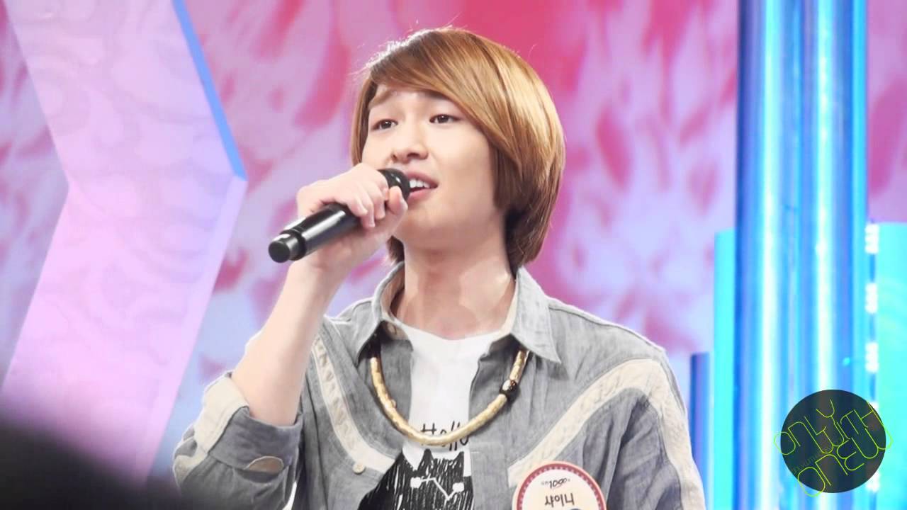 [FANCAM] 120417 Cute Onew singing Ha Chun Hwa's 날버린 남자