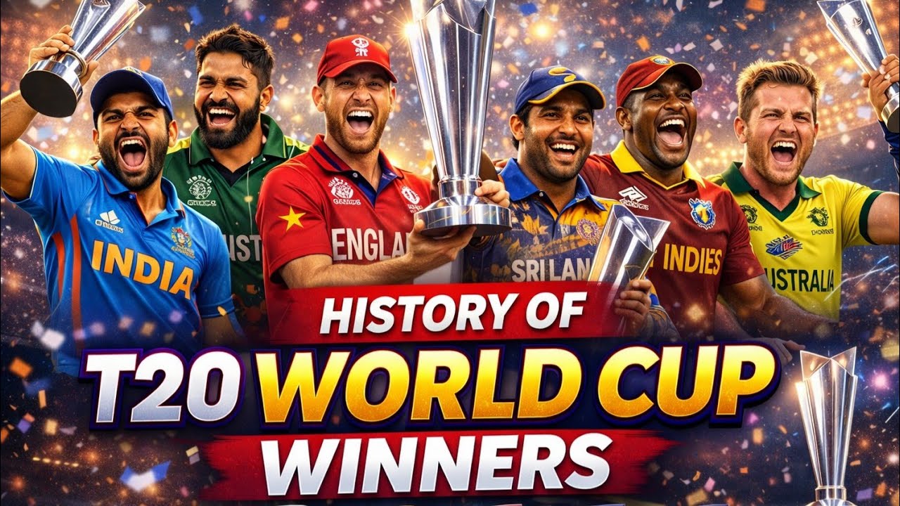 History of ICC T20 Cricket World Cup Winners 🏆  (2007–2024) | All Champions 