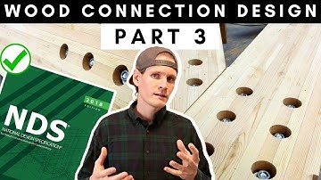 Bolted Wood Connection Design Example - Part 3 - NDS #structuralengineering