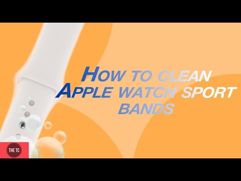 How to Clean your Apple Watch Sport/Silicone Bands (Quick)