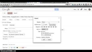 Writing Lesson Plans in Google Calendar
