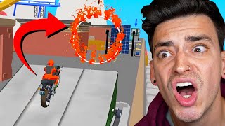 Jumping My Motorcycle THROUGH A FIRE HOOP! (Obstacle Race: Destroying Simulator) by Sam Tabor Gaming 92,531 views 1 month ago 17 minutes