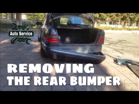 Removing the Rear Bumper Mercedes w210