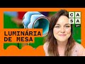 Como fazer uma luminária para mesa de estudo | Faça Você Mesmo | Thalita Carvalho