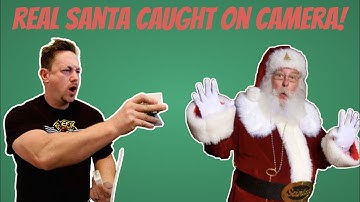 SANTA CAUGHT ON CAMERA | We set up a security camera and got Santa on camera!