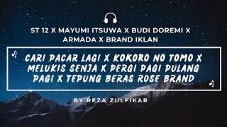 Cari Pacar Lagi X Ku Menunggu X Kokoro No Tomo X Melukis Senja X Pergi Pagi Pulang Pagi || Mashup