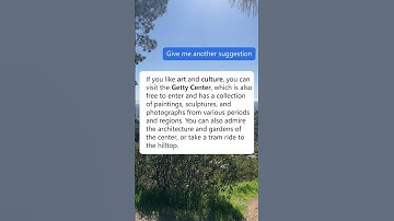 Asking AI-powered Bing to plan a day in LA #shorts #ai #bing #microsoft