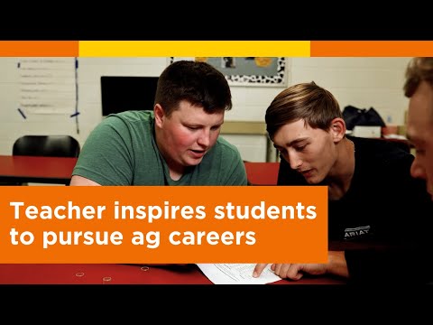 Teacher inspires students to pursue ag careers - video from CHS Inc.