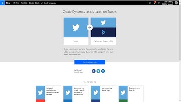 Get started with Microsoft Flow and Dynamics 365 in 5 minutes
