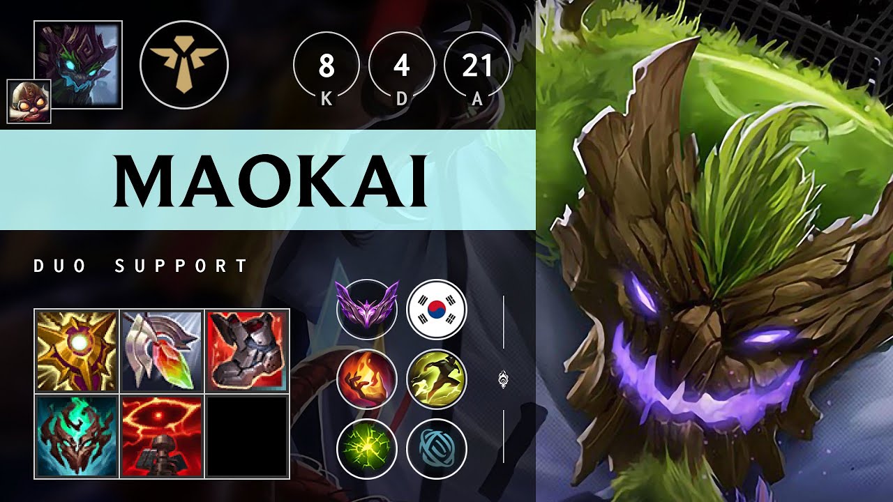 Maokai Support vs Pyke - KR Master Patch 25.19